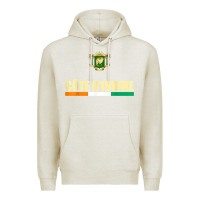 Oatmeal Heather Cote d_Ivoire National Flag Ivory Coast Coat Of Arms Gift Premium Hoodie - trangStudio