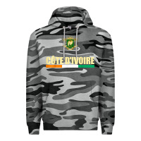 Slate Camo Cote d_Ivoire National Flag Ivory Coast Coat Of Arms Gift Premium Hoodie - trangStudio