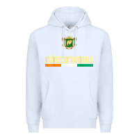 White Cote d_Ivoire National Flag Ivory Coast Coat Of Arms Gift Premium Hoodie - trangStudio