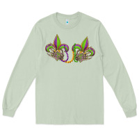 Matcha skeleton hands mardi gras Long Sleeve Tee - OliviaCreatesArt