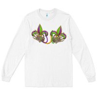 White skeleton hands mardi gras Long Sleeve Tee - OliviaCreatesArt