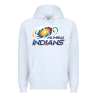 White mumbai indians Premium Hoodie - trangStudio