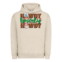 Pigment French Oak howdy howdy howdy Urban Hoodie - AdoDesignShop