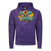 Cloud Purple Mom of twins sunflower mothers day Vintage Hoodie - HowdyJamesFarm