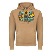 Vintage Camel Mom of twins sunflower mothers day Vintage Hoodie - HowdyJamesFarm