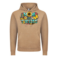 Vintage Coffee Mom of twins sunflower mothers day Vintage Hoodie - HowdyJamesFarm