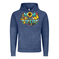 Vintage Denim Mom of twins sunflower mothers day Vintage Hoodie - HowdyJamesFarm
