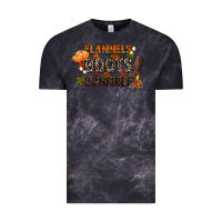 Cloud Black flannels boots and bonfires Vintage Tee - CowGirlArtShop