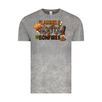 Cloud Rock flannels boots and bonfires Vintage Tee - CowGirlArtShop