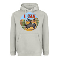 Moon Dust i can dig it armadillo Heavyweight Hoodie - BarkalooDesign