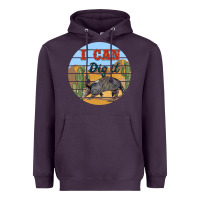 Plum i can dig it armadillo Heavyweight Hoodie - BarkalooDesign