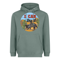 Sage i can dig it armadillo Heavyweight Hoodie - BarkalooDesign