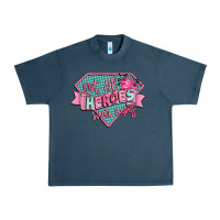 Midnight Navy not all heroes wear capes Urban Heavy Tee - CowGirlArtShop