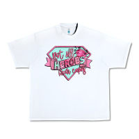 White not all heroes wear capes Urban Heavy Tee - CowGirlArtShop
