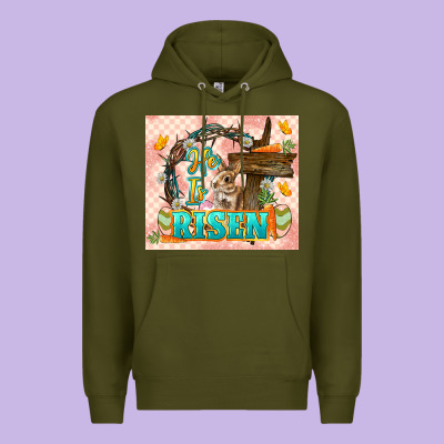 Easter Day He Is Risen 20oz Skinny Premium Hoodie Designed By Lillyallendesigns