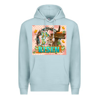 Blue Mist Easter Day He is risen 20oz skinny Premium Hoodie - LillyAllenDesigns