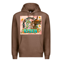 Chestnut Easter Day He is risen 20oz skinny Premium Hoodie - LillyAllenDesigns