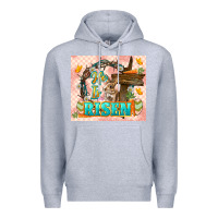Heather Grey Easter Day He is risen 20oz skinny Premium Hoodie - LillyAllenDesigns