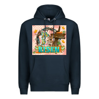 Navy Easter Day He is risen 20oz skinny Premium Hoodie - LillyAllenDesigns