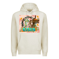 Oatmeal Heather Easter Day He is risen 20oz skinny Premium Hoodie - LillyAllenDesigns