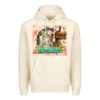 Sandshell Easter Day He is risen 20oz skinny Premium Hoodie - LillyAllenDesigns