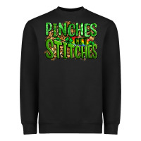 Black pinches get stitches st patricks Heavyweight Sweatshirt - LillyAllenDesigns