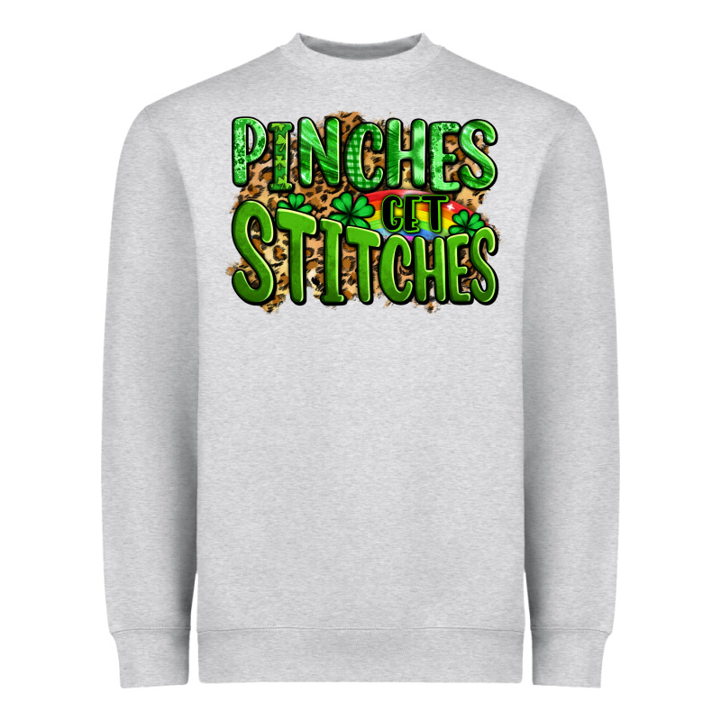 Pinches Get Stitches St Patricks Heavyweight Sweatshirt by LillyAllenDesigns | Teevron