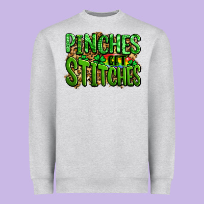 Pinches Get Stitches St Patricks Heavyweight Sweatshirt Designed By Lillyallendesigns