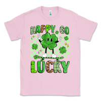 Bubblegum Pink happy go lucky Classic Tee - Artiststas