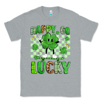 Heather Grey happy go lucky Classic Tee - Artiststas