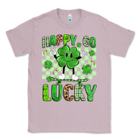 Lilac happy go lucky Classic Tee - Artiststas