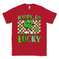 Red happy go lucky Classic Tee - Artiststas