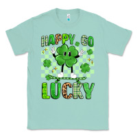 Seafoam happy go lucky Classic Tee - Artiststas