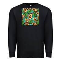Black avacado with turquoise and leopard background mug coaster Premium Sweatshirt - BarkalooDesign