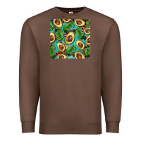 Chestnut avacado with turquoise and leopard background mug coaster Premium Sweatshirt - BarkalooDesign