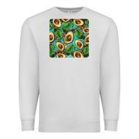 Dove Grey avacado with turquoise and leopard background mug coaster Premium Sweatshirt - BarkalooDesign