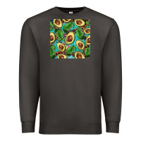 Smoke avacado with turquoise and leopard background mug coaster Premium Sweatshirt - BarkalooDesign
