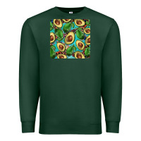 Sports Green avacado with turquoise and leopard background mug coaster Premium Sweatshirt - BarkalooDesign