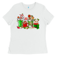White Christmas coffee cup Ladies Tee - NancyCooperArtShop