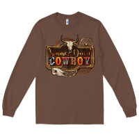 Chestnut simmer down cowboy olivia Long Sleeve Tee - OliviaCreatesArt