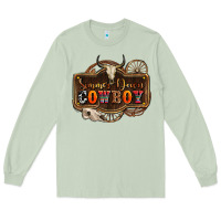 Matcha simmer down cowboy olivia Long Sleeve Tee - OliviaCreatesArt