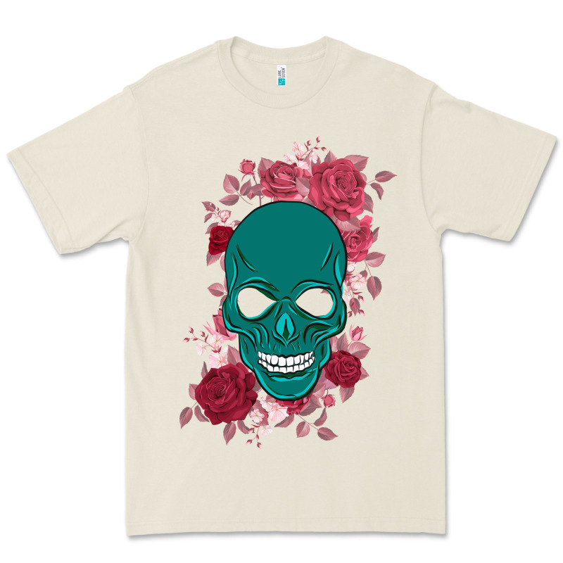 Skull With Flowers Premium Tee by Bettercallsaul | Teevron