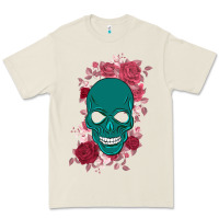 Bone Skull with flowers Premium Tee - Bettercallsaul