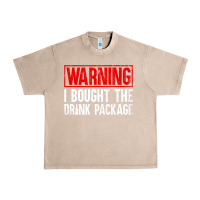 French Oak Mens Warning I Bought The Drink Package Cruise Shirts [Men] Urban Heavy Tee - trangStudio