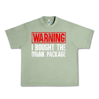Oil Green Mens Warning I Bought The Drink Package Cruise Shirts [Men] Urban Heavy Tee - trangStudio