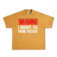 Peanut Butter Mens Warning I Bought The Drink Package Cruise Shirts [Men] Urban Heavy Tee - trangStudio
