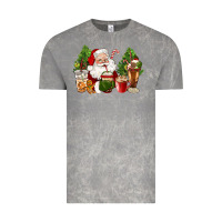 Cloud Rock santa coffee cups christmas Vintage Tee - CowGirlArtShop