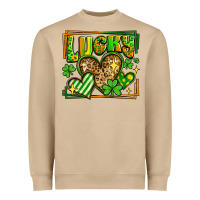 Mushroom lucky st patricks day hearts Heavyweight Sweatshirt - LillyAllenDesigns