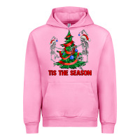 Fuchsia Pink tis the season Urban Hoodie - AdoDesignShop