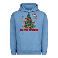 Pigment Pebble Blue tis the season Urban Hoodie - AdoDesignShop
